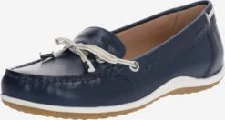Geox Lage Schoenen Mocassins Dames Donkerblauw