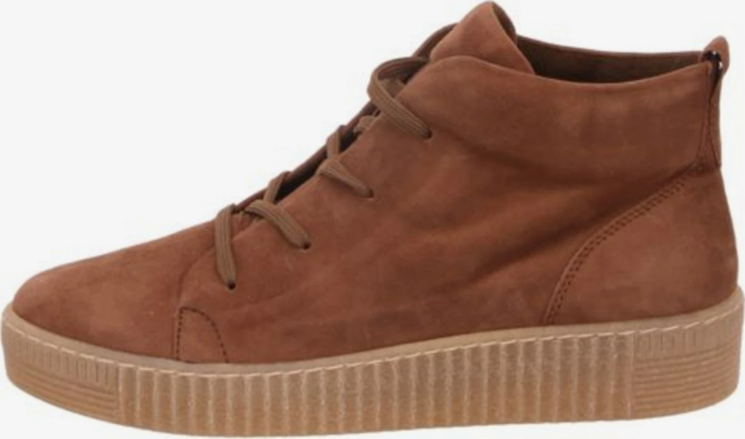 Gabor Enkellaarsjes Veterlaarsjes Dames Bruin 4 Gabor Enkellaarsjes Veterlaarsjes Dames Bruin - Afbeelding 2