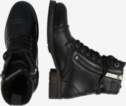 Pepe Jeans Enkellaarsjes Veterlaarsjes MELTING FURY Dames Zwart -Damesschoenen Winkel c5e5d67dd4370b1f242ddb04137ea86d