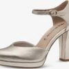 Tamaris Plateaupumps Slingpumps Dames Goud 1 Tamaris Plateaupumps Slingpumps Dames Goud -Damesschoenen Winkel c6d530a407421ab4b3913a4ac765ff11