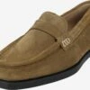 ANGULUS Loafers Instappers Dames Kaki