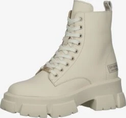 Steve Madden Enkellaarsjes Veterlaarsjes Dames Beige