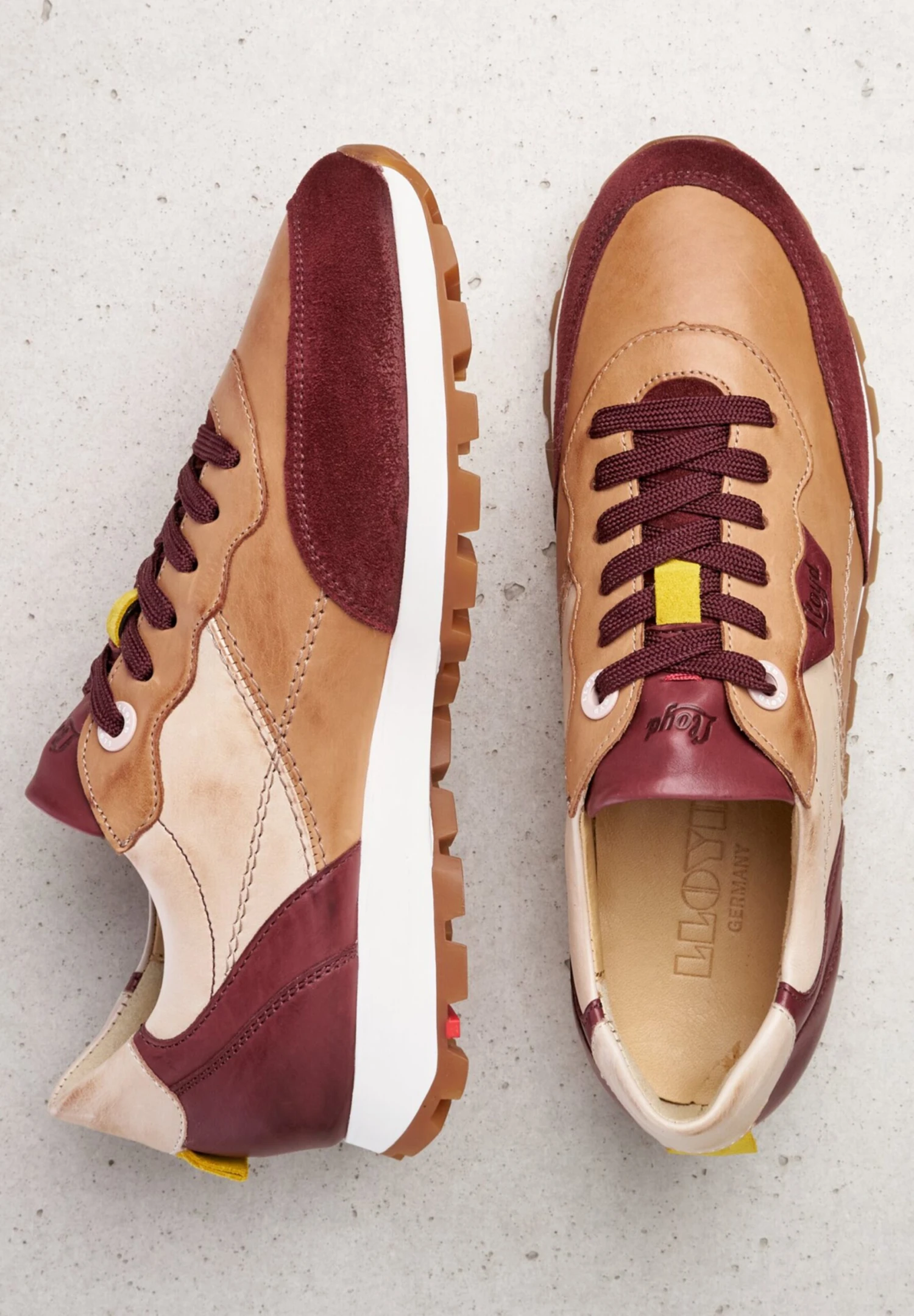 Lloyd Casual Sneakers Sneakers Laag Dames Bruin 6 Lloyd Casual Sneakers Sneakers Laag Dames Bruin - Afbeelding 4