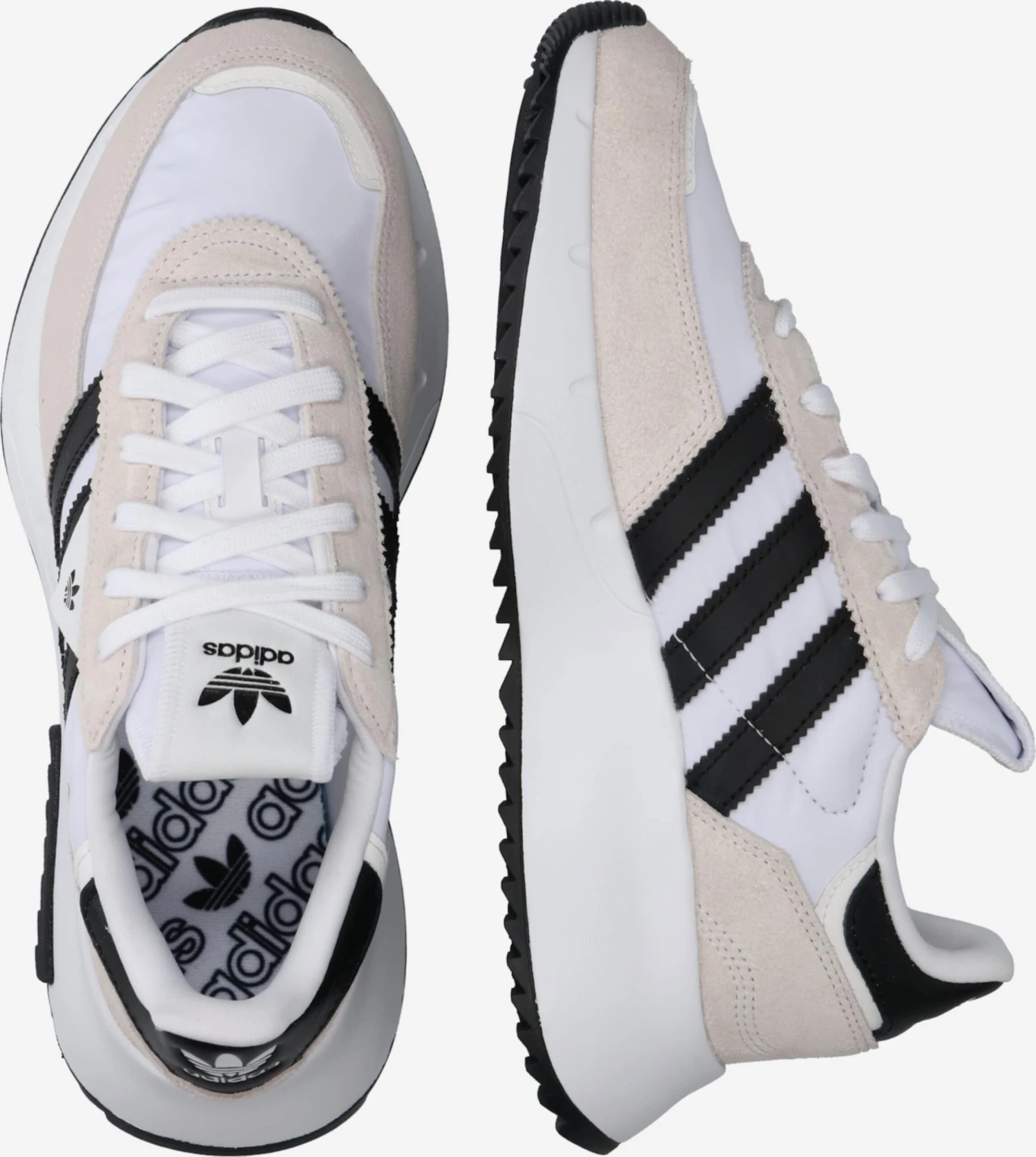 Adidas Originals Running Sneakers Sneakers Laag RETROPY F2 Dames Beige / Wit 4 Adidas Originals Running Sneakers Sneakers Laag RETROPY F2 Dames Beige / Wit - Afbeelding 2