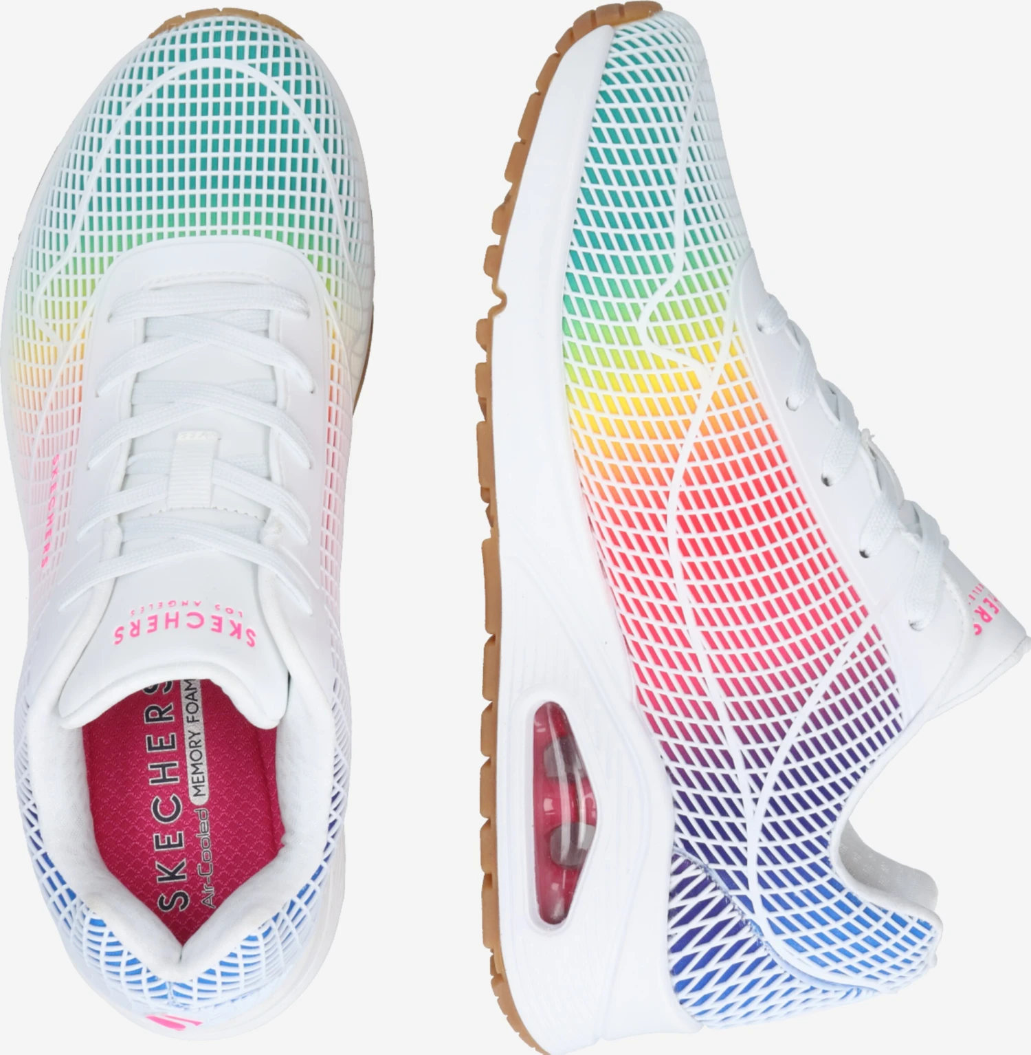 Skechers Running Sneakers Sneakers Laag Dames Wit 4 Skechers Running Sneakers Sneakers Laag Dames Wit - Afbeelding 2