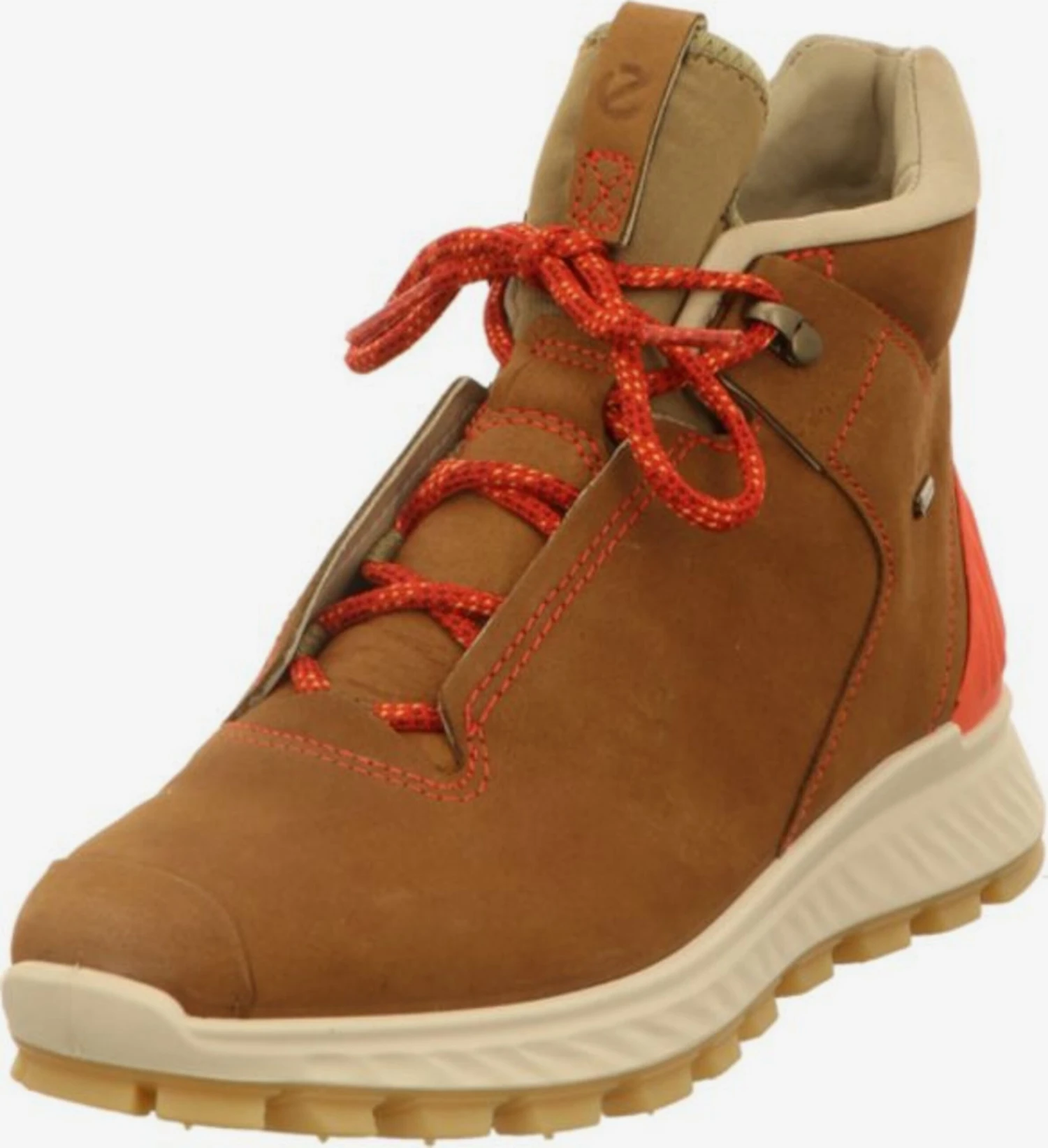 ECCO Enkellaarsjes Veterlaarsjes Dames Cognac 3 ECCO Enkellaarsjes Veterlaarsjes Dames Cognac