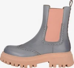 Enkellaarsjes Chelsea Boots Linda Dames Grijs -Damesschoenen Winkel d893ad9d72f4f9edc18ba62d8d54f34b