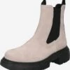 Paul Green Enkellaarsjes Chelsea Boots Dames Lichtgrijs