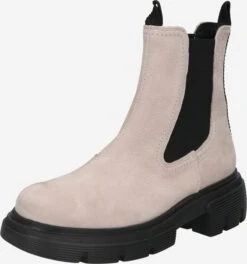 Paul Green Enkellaarsjes Chelsea Boots Dames Lichtgrijs