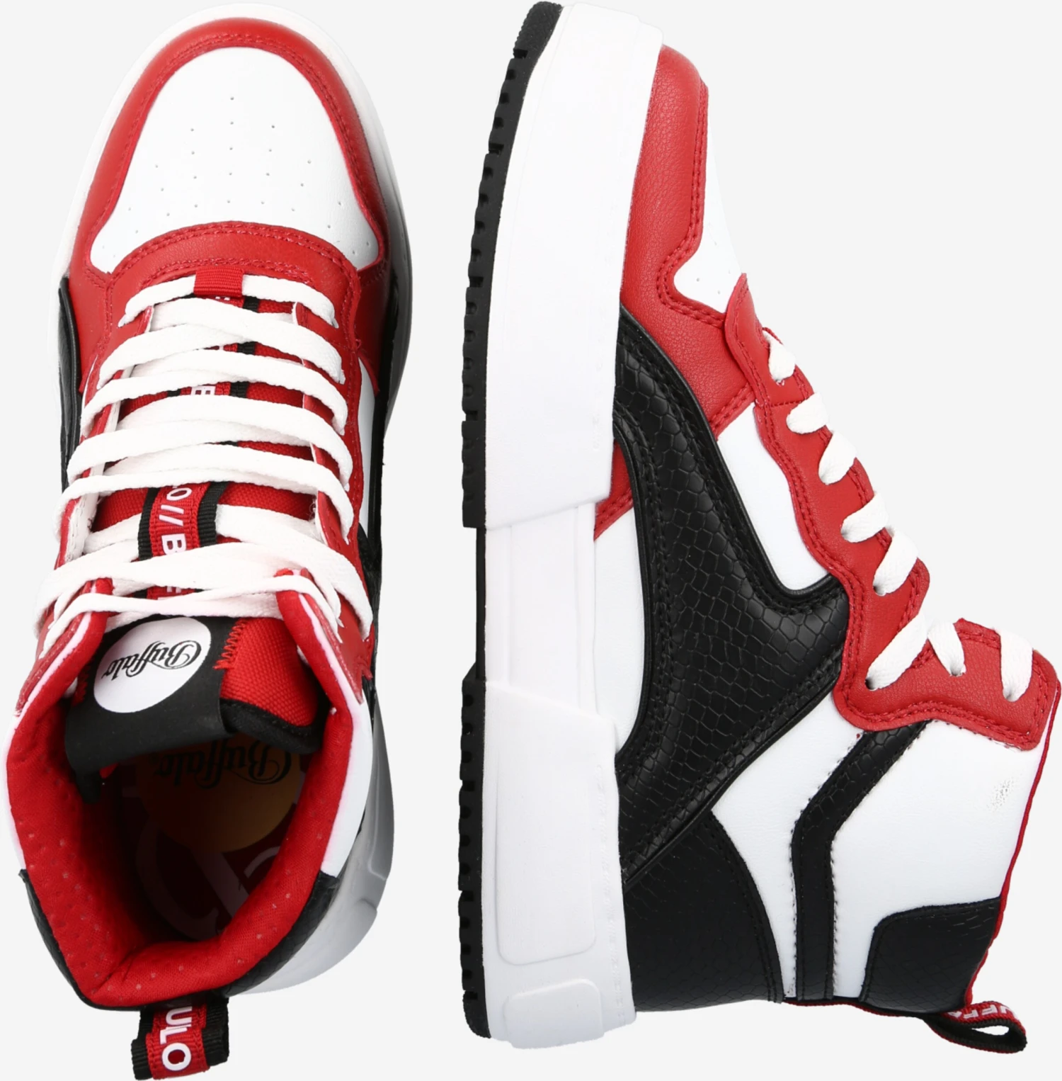 Buffalo Hoge Sneakers Sneakers Hoog Dames Wit 4 Buffalo Hoge Sneakers Sneakers Hoog Dames Wit - Afbeelding 2