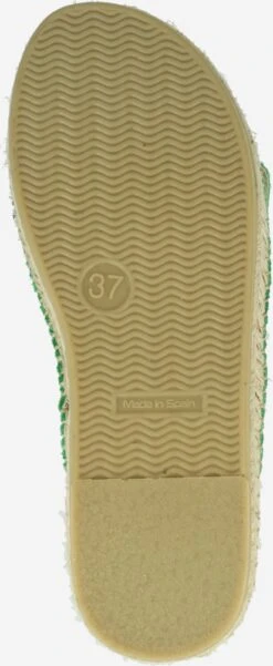 Lage Schoenen Espadrilles CLAQUETTE Dames Groen -Damesschoenen Winkel e4634f5366566793b13ac1eff0d7e20e