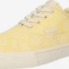 Coach Skate Sneakers Sneakers Laag Dames Geel