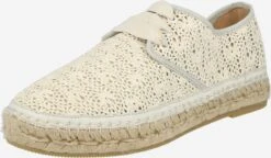 Fred De La Bretonière Lage Schoenen Espadrilles Dames Beige