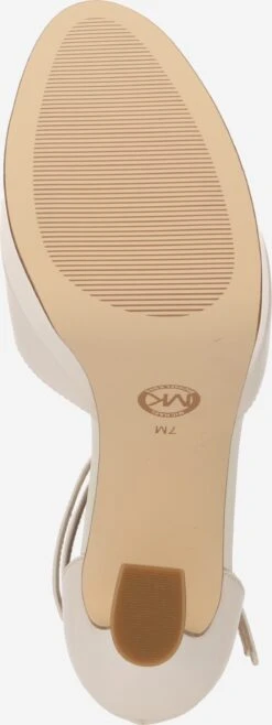 MICHAEL Michael Kors Plateaupumps Pumps Met Hoge Voorkant MARTINA Dames Crème -Damesschoenen Winkel f0613de18a830ace32108adc9d08632b