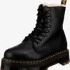 Dr. Martens Enkellaarsjes Veterlaarsjes Jadon Dames Zwart