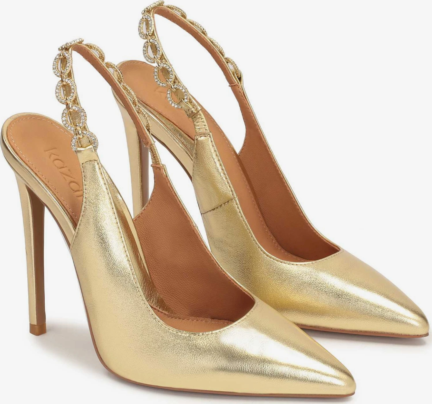 Kazar Klassieke Pumps Pumps Dames Goudgeel 4 Kazar Klassieke Pumps Pumps Dames Goudgeel - Afbeelding 2