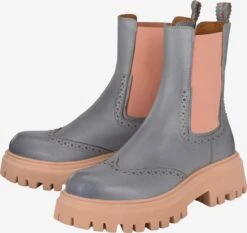 Enkellaarsjes Chelsea Boots Linda Dames Grijs -Damesschoenen Winkel f8cc4e2e1927824ab6641460325e8a6a