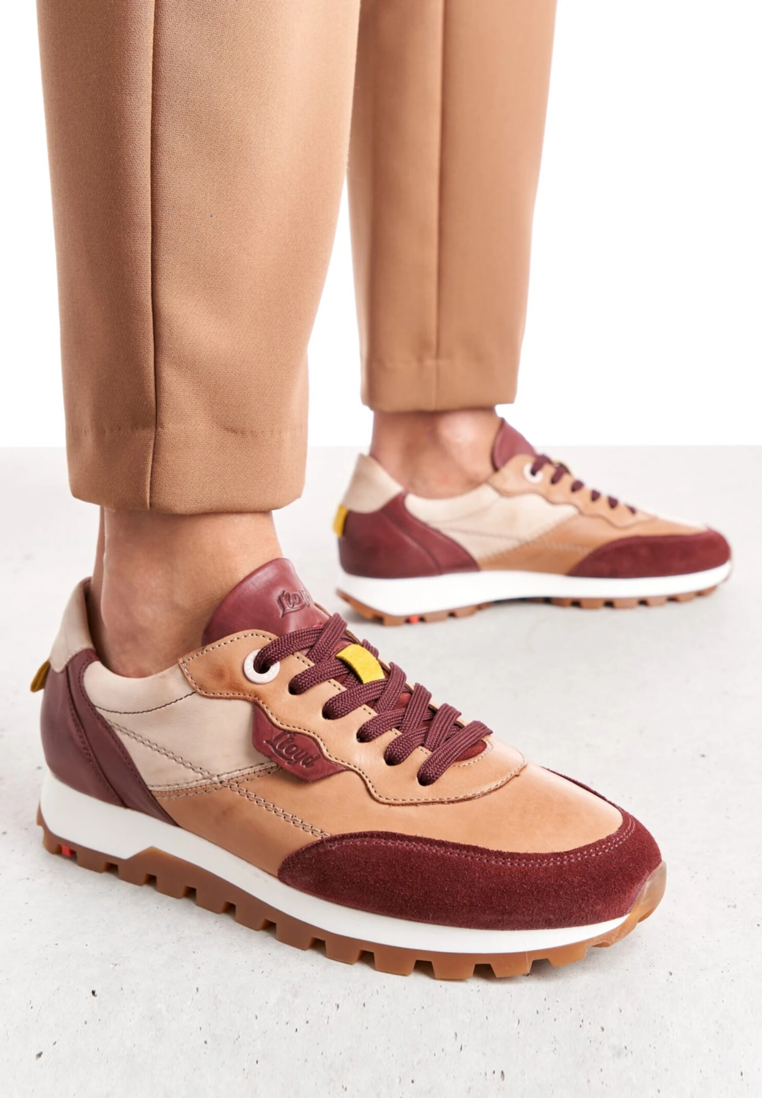 Lloyd Casual Sneakers Sneakers Laag Dames Bruin 5 Lloyd Casual Sneakers Sneakers Laag Dames Bruin - Afbeelding 3